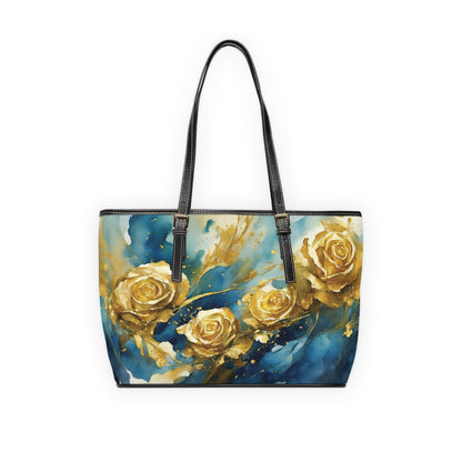 Tea time Poodle PU Leather Shoulder Bag
