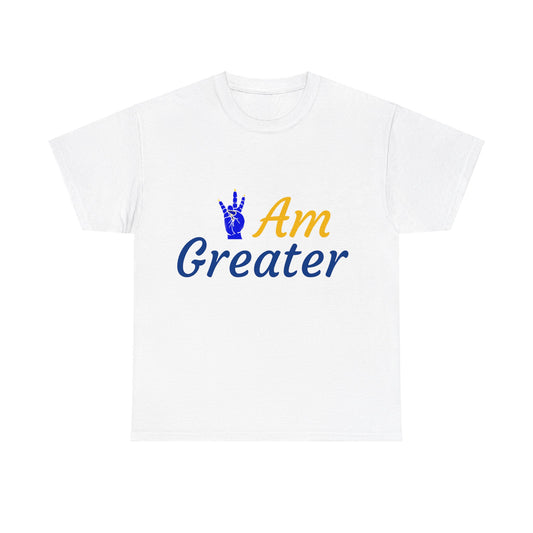 I am Greater Heavy Cotton Tee