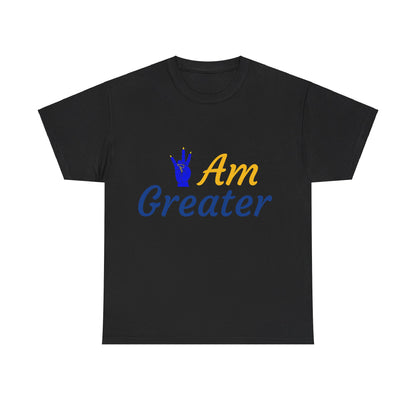 I am Greater Heavy Cotton Tee