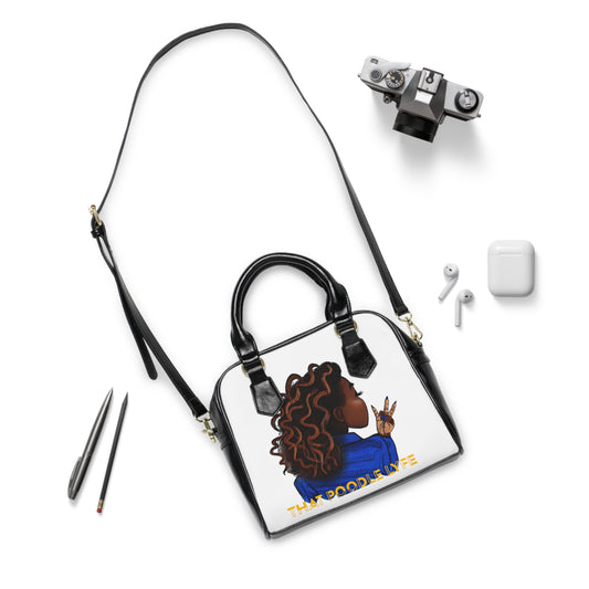 Poodle Girl Shoulder Handbag