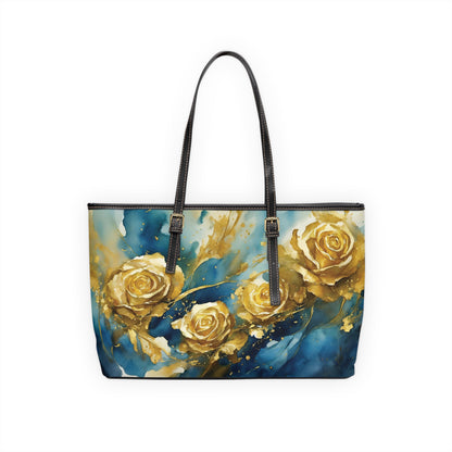 Tea time Poodle PU Leather Shoulder Bag